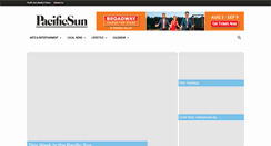 Desktop Screenshot of pacificsun.com